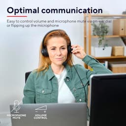 Trust Ayda - Casque filaire pour PC, image dans un bureau