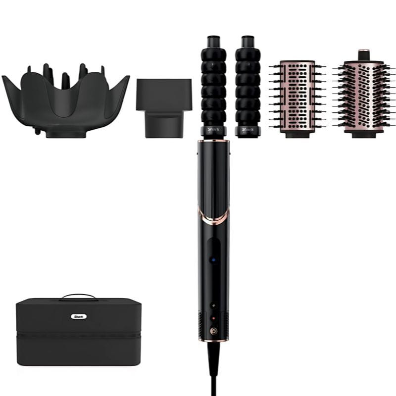 Shark FlexStyle Cepillo moldeador de cabello 5 cabezales - Negro - Ítem