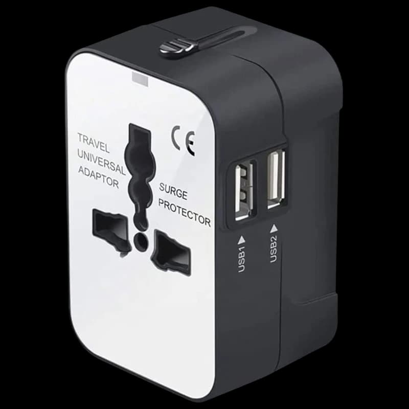 Adaptateur universel de voyage 2x USB