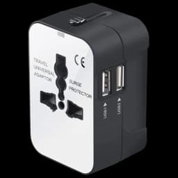 Adaptateur universel de voyage 2x USB