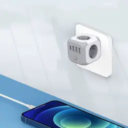 Différents ports de Bloc multiprises Cube