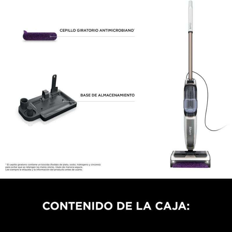 Shark SteamPickUp Mopa a vapor 3 en 1 Blanco - Ítem9