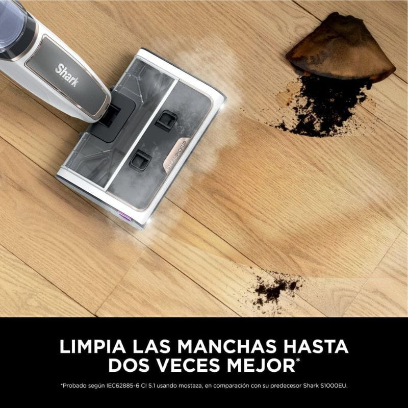 Shark SteamPickUp Mopa a vapor 3 en 1 Blanco - Ítem3