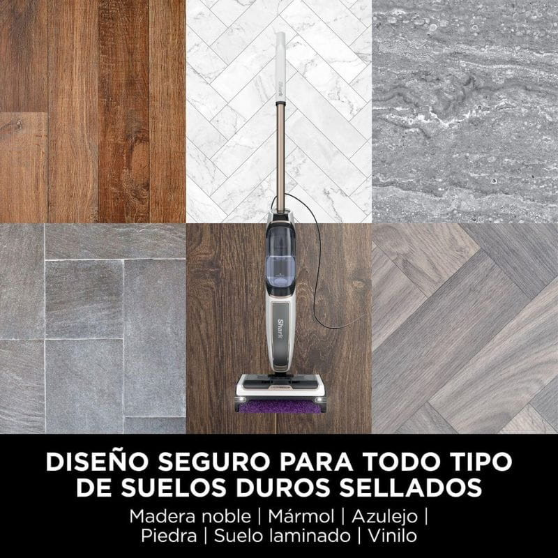 Shark SteamPickUp Mopa a vapor 3 en 1 Blanco - Ítem2