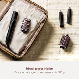 Shark FlexStyle Cepillo moldeador de cabello 3 cabezales Negro ideal para viajar