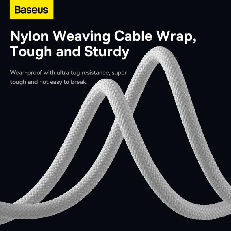 Baseus StarSpeed Series Blanco - Cable USB 3 en 1 USB-C/Micro/Lightning - Ítem1