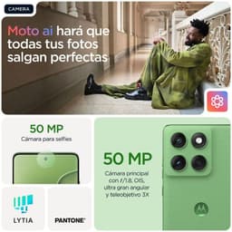 Motorola Edge 60 5G 8GB/256GB Verde cámara con IA