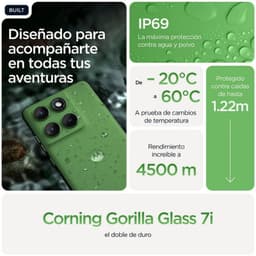 Motorola Edge 60 5G 8GB/256GB Verde resistente al agua y al polvo