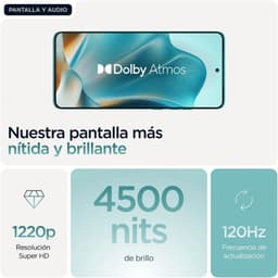 Motorola Edge 60 Fusion 5G 8GB/256GB Azul  con 4500 nits