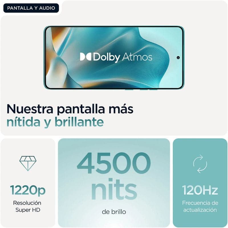 Motorola Edge 60 Fusion 5G 8 GB/256 GB Azul  com 4500 nits