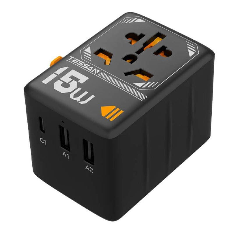 TESSAN WTA-01 15W - Adaptador de viaje universal con carga rápida - Ítem4