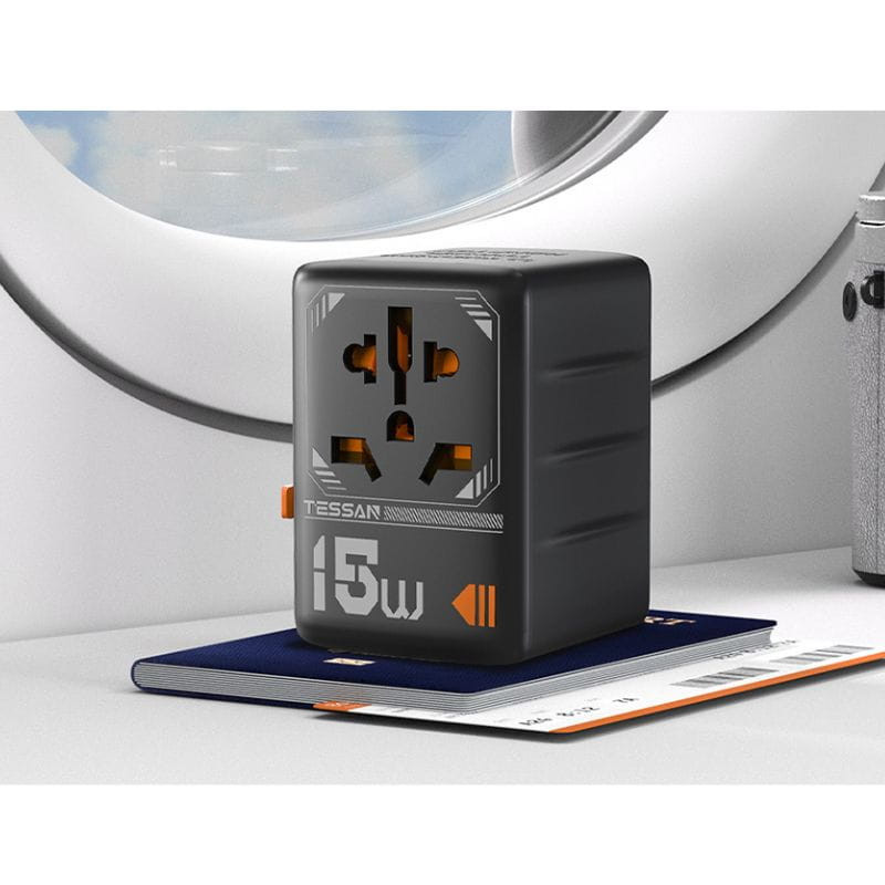 TESSAN WTA-01 15W - Adaptador de viaje universal con carga rápida - Ítem2