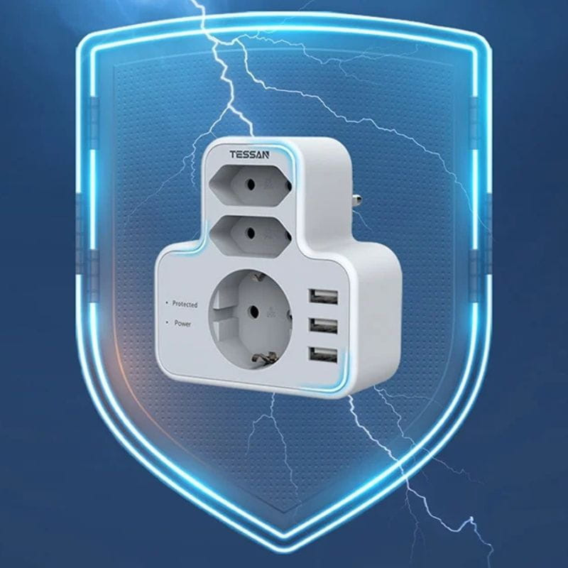 TESSAN TS-327 - Adaptateur de prise - Ítem2