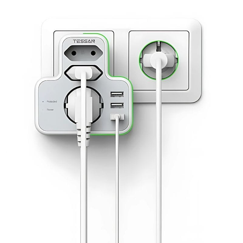 TESSAN TS-327 - Adaptateur de prise - Ítem1
