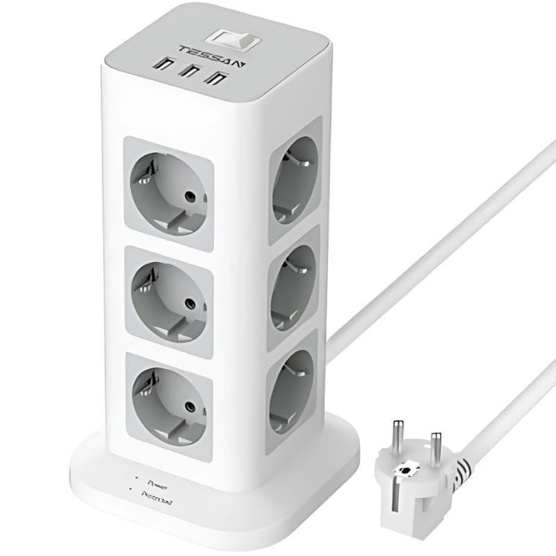 Tessan TS-TPS04-DE 12 prises Schuko + 3 USB - Ítem