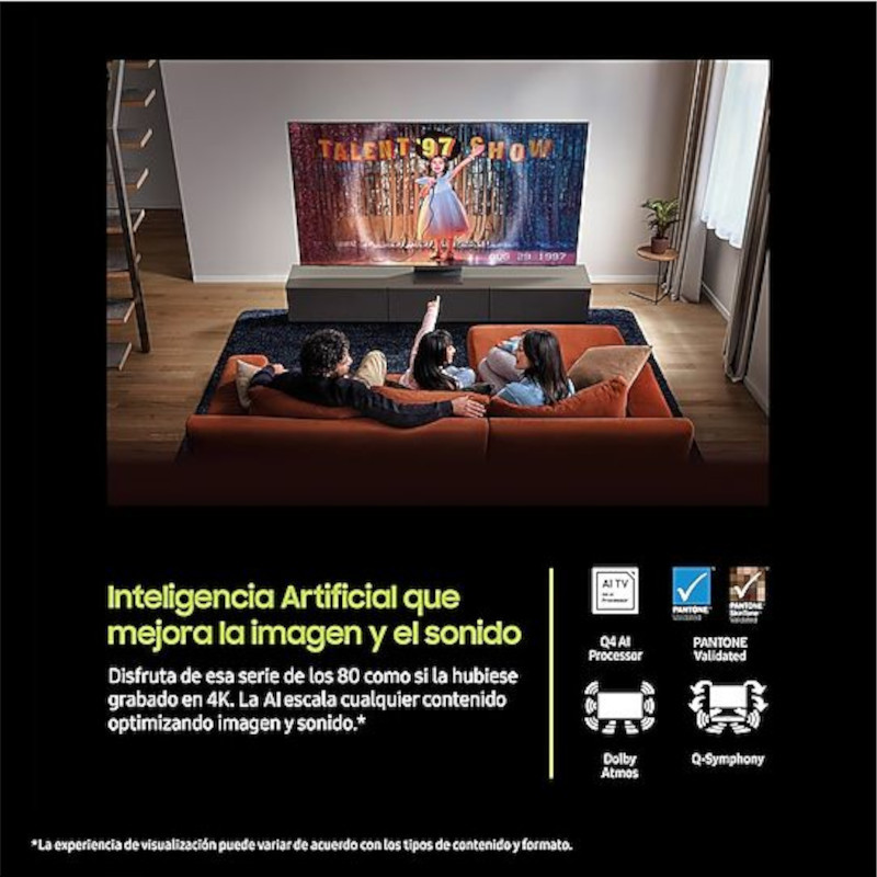 Samsung TQ43Q7FAAU 43 4K Ultra HD QLED Smart TV Wifi - Ítem1