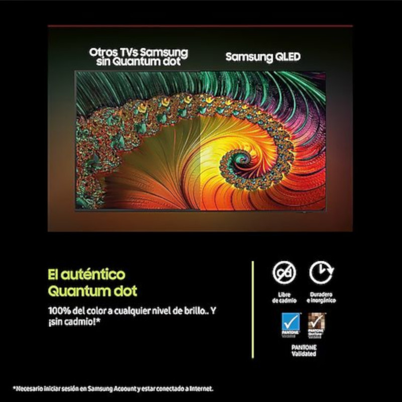 Samsung TQ43Q7FAAU 43 4K Ultra HD QLED Smart TV Wifi - Ítem3