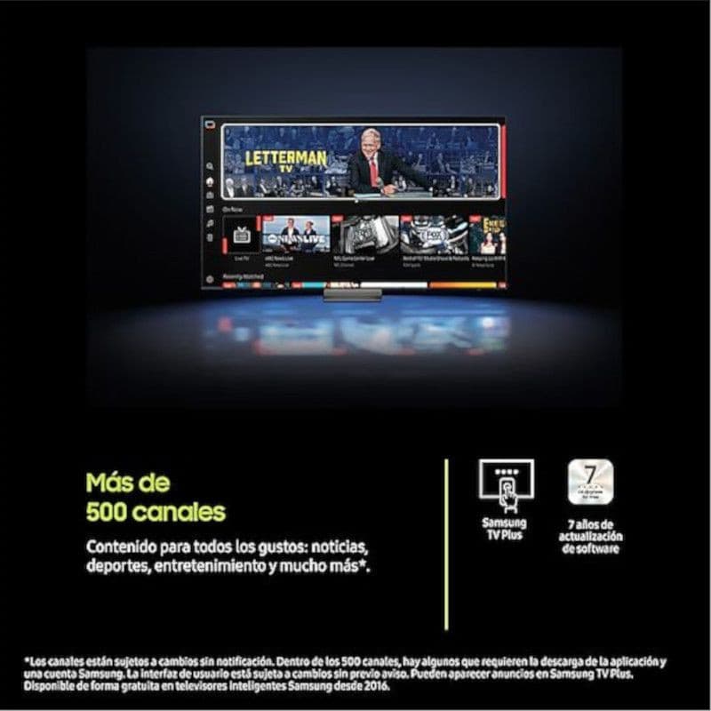 Canaux de Samsung TQ50Q7FAAU