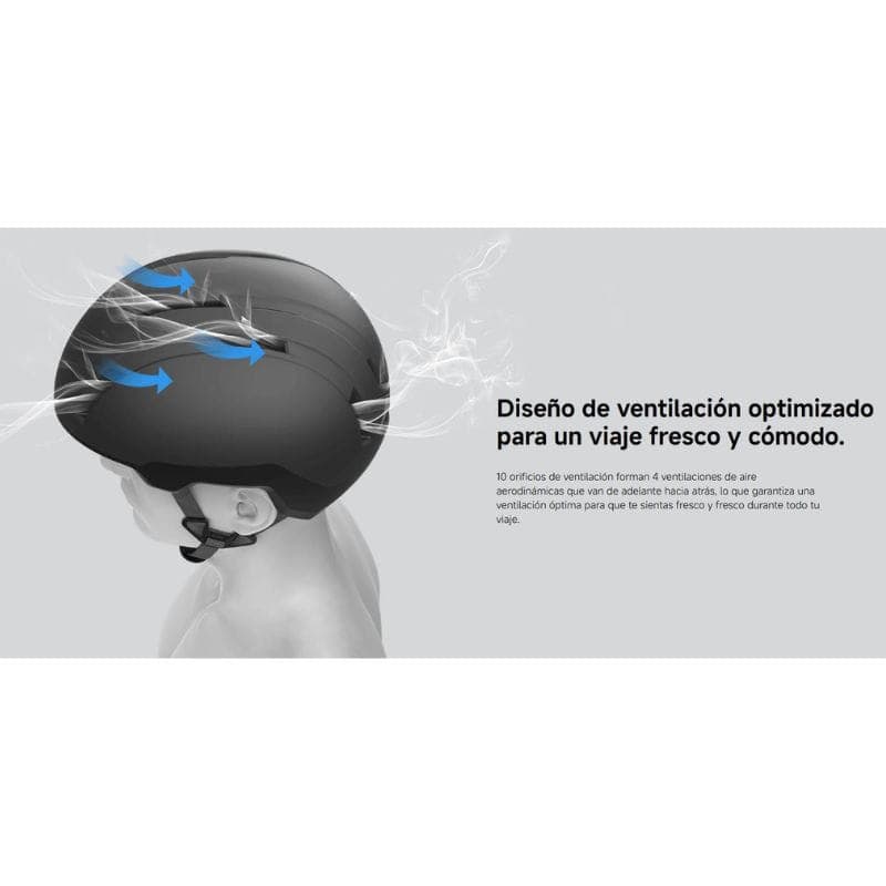 Casque de moto Xiaomi, conception ventilée