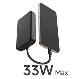 Xiaomi Power Bank Magnético 10000mAh con cable integrado - Gris, carga máxima 33W