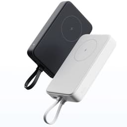 Xiaomi Power Bank Magnético 10000mAh con cable integrado - Blanco en dos colores