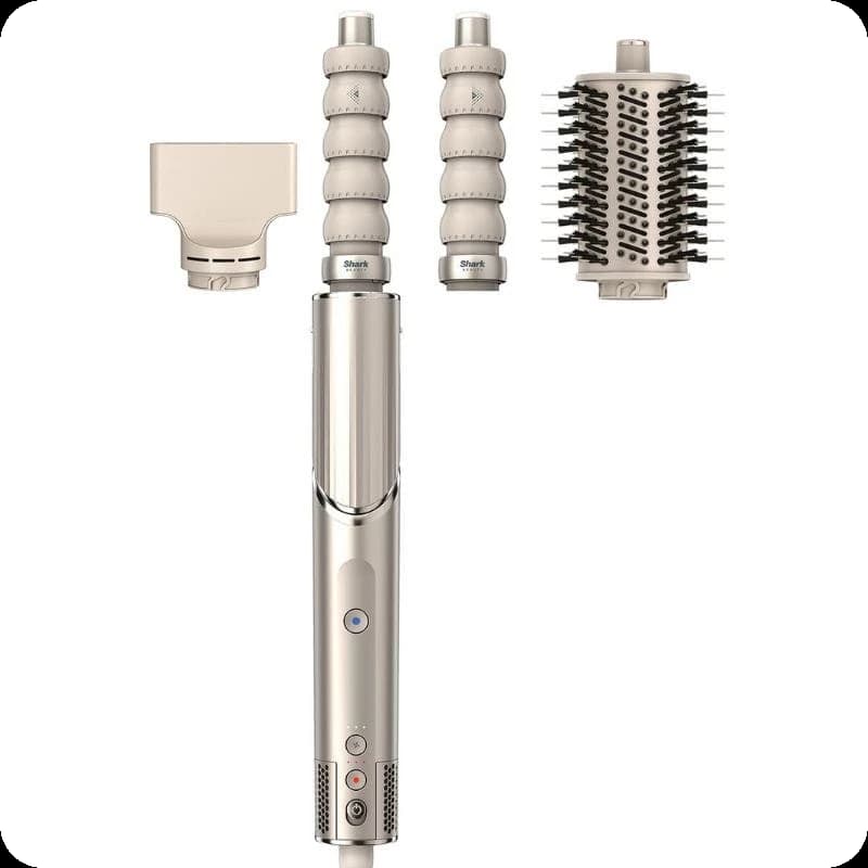 Shark FlexStyle 3 en 1 Champagne - Secador de pelo y moldeador