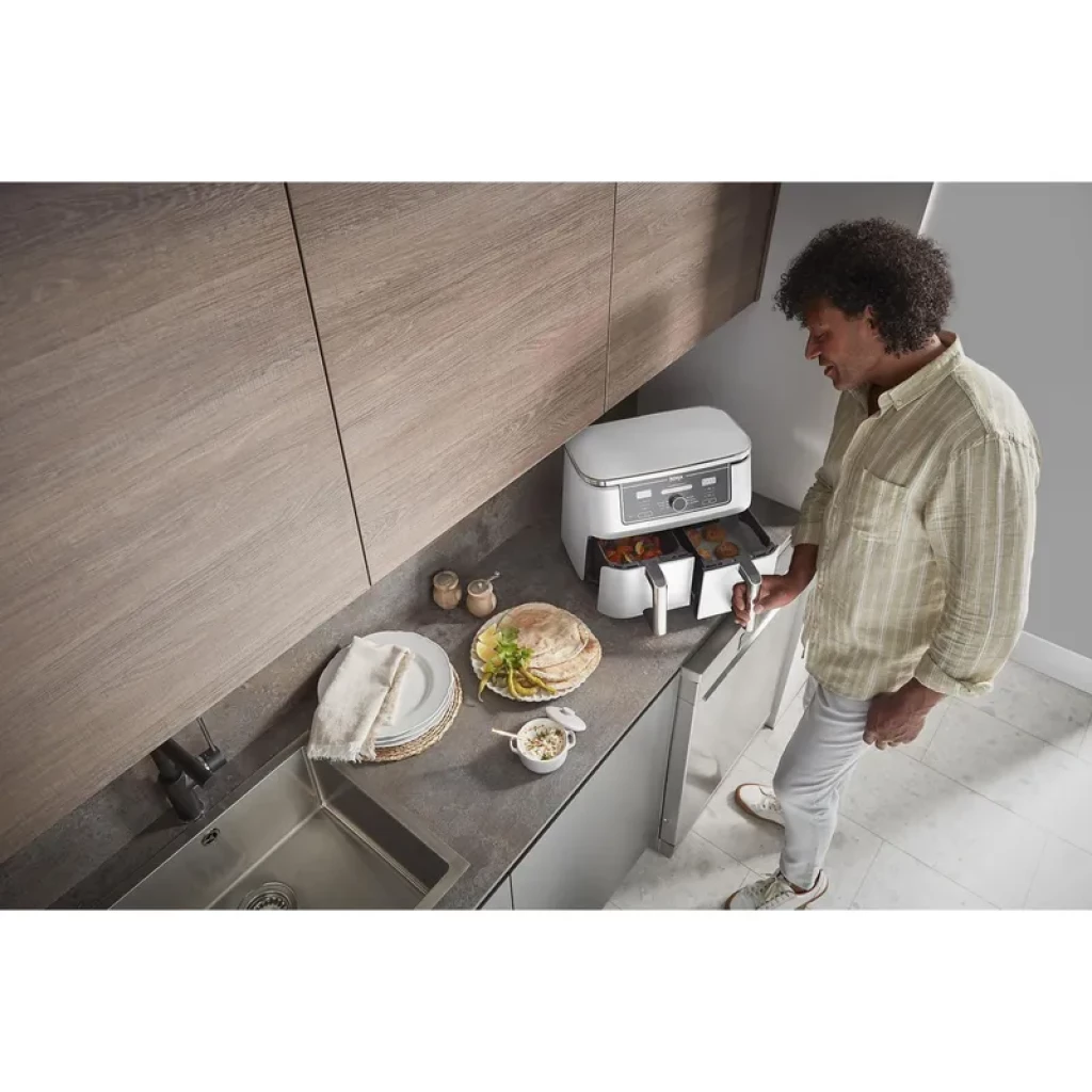 Ninja AF400EU 2470 W 9,5 L Branco - Fritadeira de ar com cesto duplo - Item4