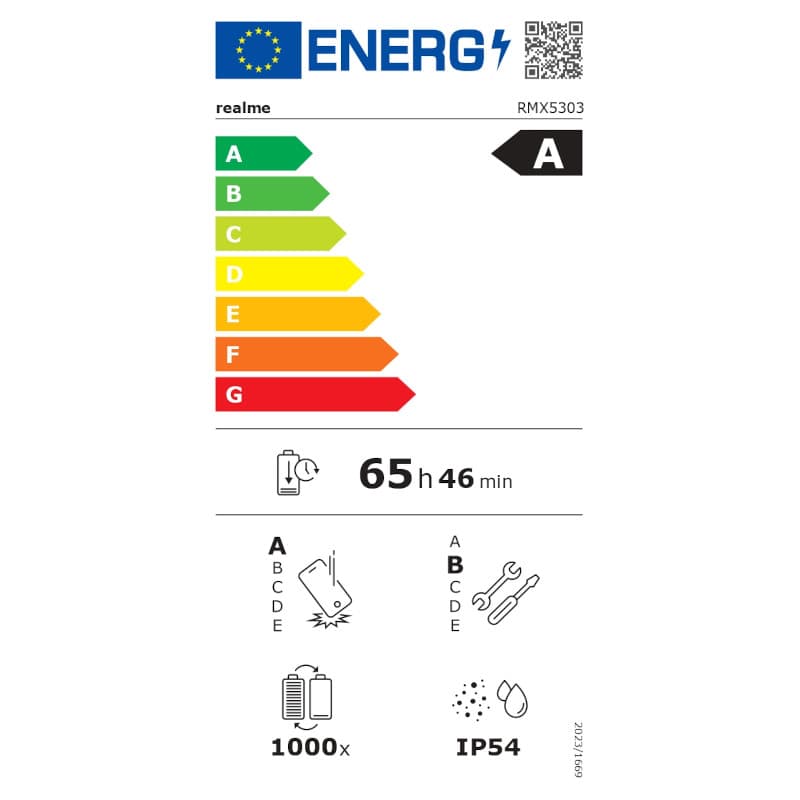 Energie de Realme C71