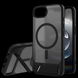 Nillkin Capa magnética com suporte para iPhone 16e / SE4 Preto