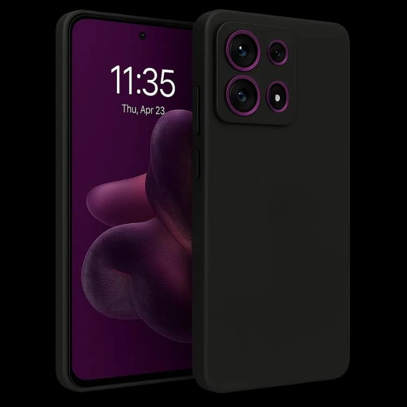 Coque Motorola Edge 60 Pro Square Liquid Premium Noir