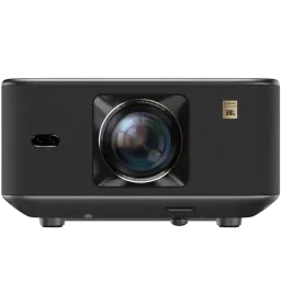 Proyector Yaber K3 Pro negro con gran lente frontal, acabado texturizado y logo JBL; diseño rectangular compacto con rejillas laterales y puerto frontal