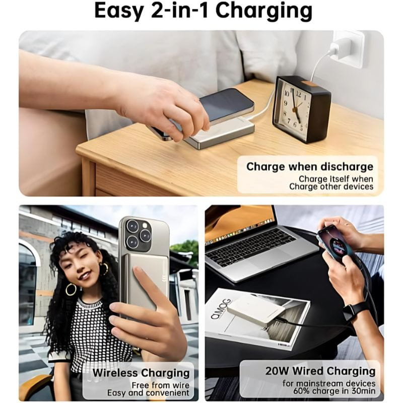 Choetech B739 20W 10000 mAh PowerBank Blanc - Ítem5