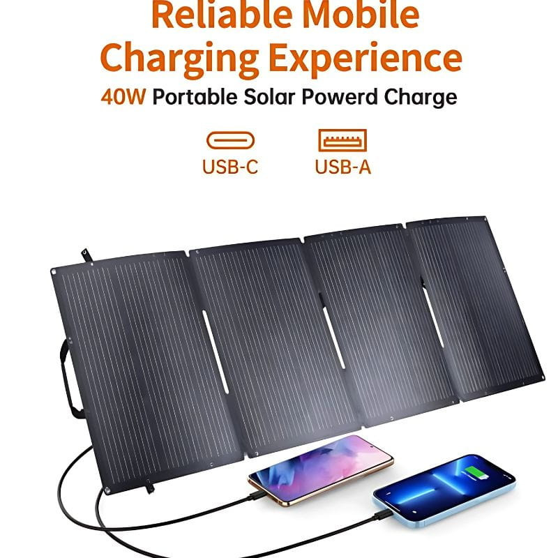 Choetech SC006 40W - Carregador solar dobrável - Item3