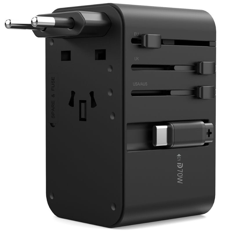  Adaptador de Viaje Choetech 70W con Cable USB-C - Ítem6