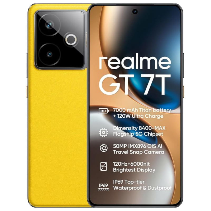 Realme GT 7T 5G 12GB/256GB Amarelo - Item