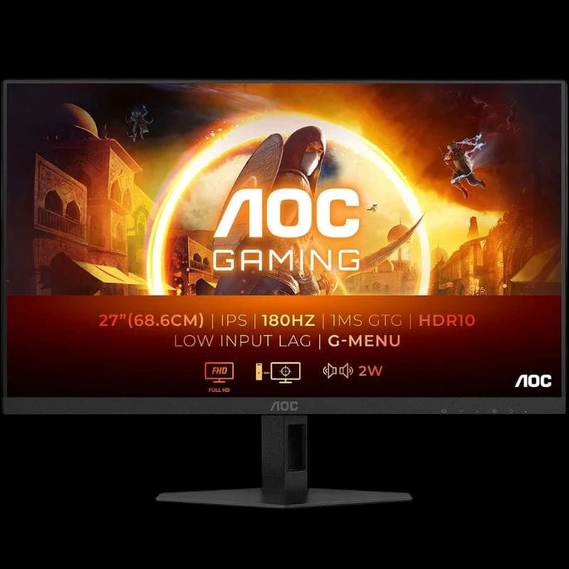 AOC 27G4XE 27" Full HD LCD Fast IPS 180 Hz 1 ms G-Sync Monitor PC