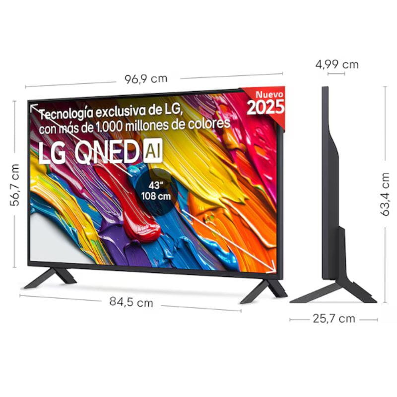 LG AI 43QNED82A6B 43