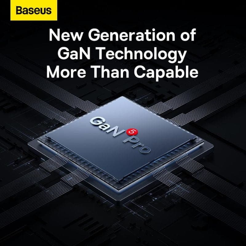 Baseus GaN5 Pro 65W - Cargador de pared 2xUSB-C 1xUSB-A de nueva generación