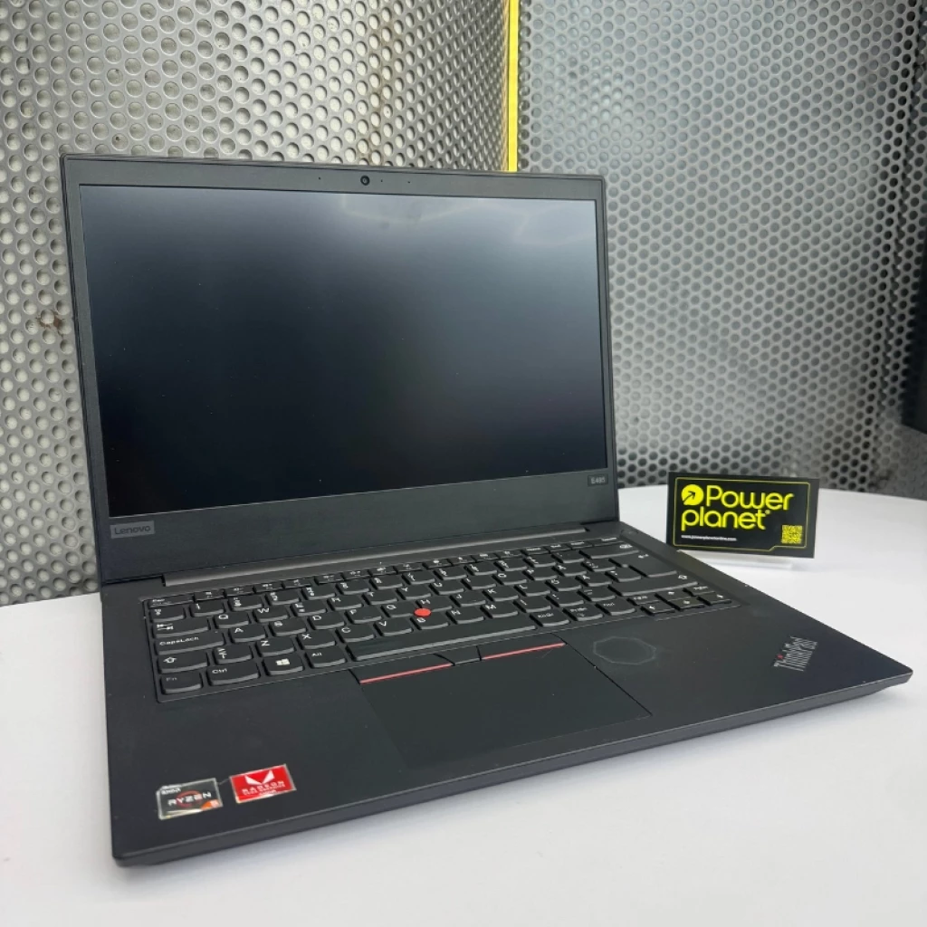 Portátil Lenovo ThinkPad E485 de 14 pulgadas en negro, teclado QWERTZ con trackpoint rojo, pantalla con Windows, chasis delgado y acabado profesional renovado - Ítem2