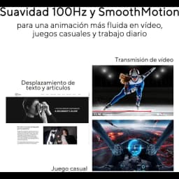 Monitor ASUS VP229HF 22 pulgadas Full HD IPS negro con 100 Hz y SmoothMotion; texto nítido, colores vivos y fluidez para video, artículos y juegos casuales