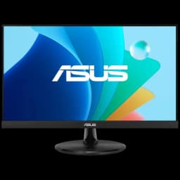 Monitor ASUS VP229HF 22 pulgadas negro, biseles delgados, pantalla IPS Full HD, frecuencia 100 Hz, base circular compacta y diseño minimalista elegante