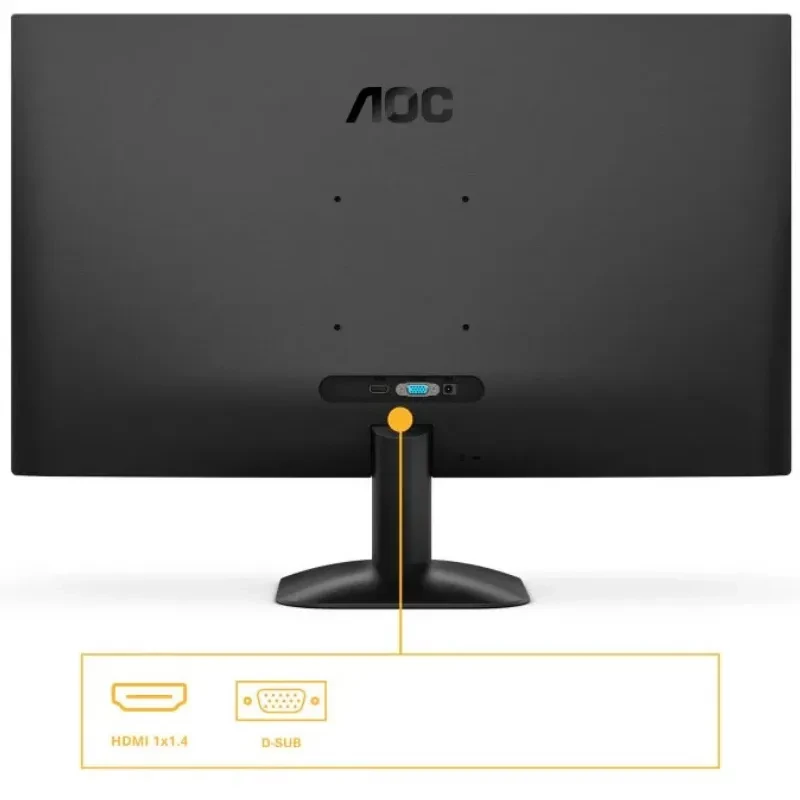 AOC 24B35HM2 moniteur 24 pouces Full HD LED 100 Hz Adaptive Sync cadre 3 côtés fin temps de réponse 1 ms mode faible lumière bleue pour bureau - Ítem4