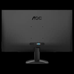 Profil latéral du moniteur AOC 27B35HM 27 pouces Full HD, dalle fine, bords minces, pied circulaire stable, design noir épuré, 120 Hz et Adaptive Sync