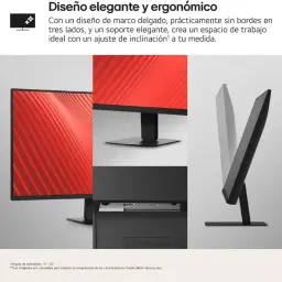 Moniteur LG 32U631A-B 32 pouces, dalle IPS QHD 100 Hz, bords ultra-fins sur trois côtés, pied élégant avec inclinaison ajustable, design sobre et moderne