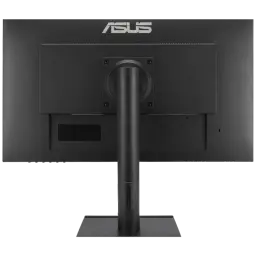 Monitor ASUS VA27DQFS 27" negro con panel IPS sin bordes, ángulos de visión 178°, base rectangular ajustable y pantalla Full HD a 100 Hz