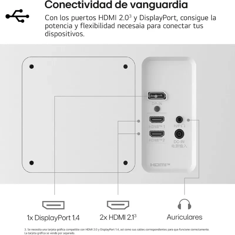 Écran PC LG 27US500-W 27 pouces 4K Ultra HD, dalle IPS, cadre fin noir, pied blanc élégant, affichage net 3840 x 2160 avec visuel UltraFine - Ítem5