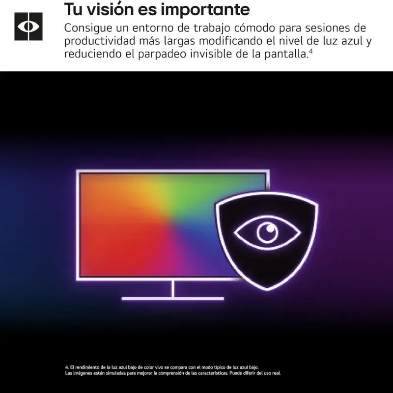 LG 27US500-W 27 4K Ultra HD IPS branco com bordas finas, ajuste de inclinação, base retangular e portas traseiras acessíveis para conexão fácil