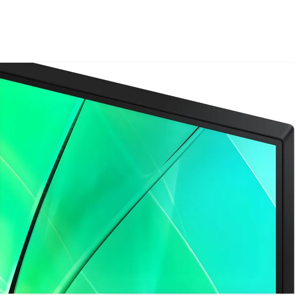 Monitor Samsung LS32D600EAU 32 pol Quad HD IPS 100 Hz em preto, tela fina com bordas mínimas e base retangular, exibe cores vibrantes ViewFinity S6 - Item2