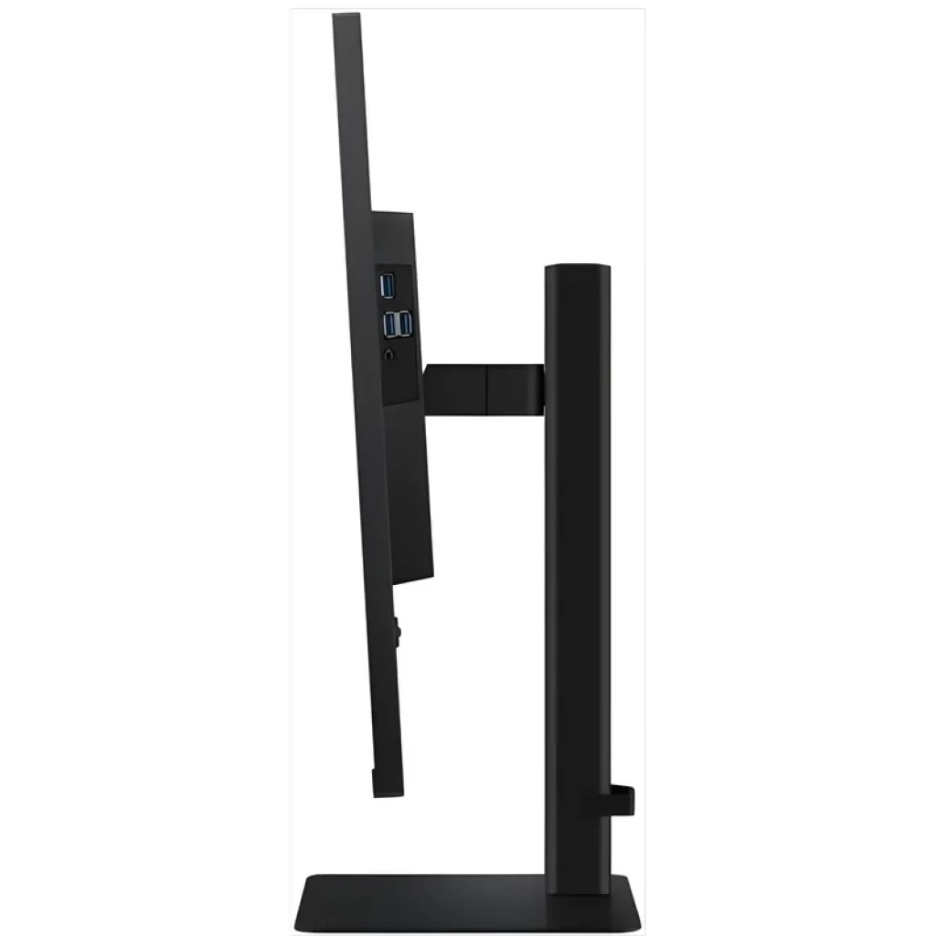 Monitor Samsung LS32D600EAU 32 pol Quad HD IPS 100 Hz em preto, tela fina com bordas mínimas e base retangular, exibe cores vibrantes ViewFinity S6 - Item4