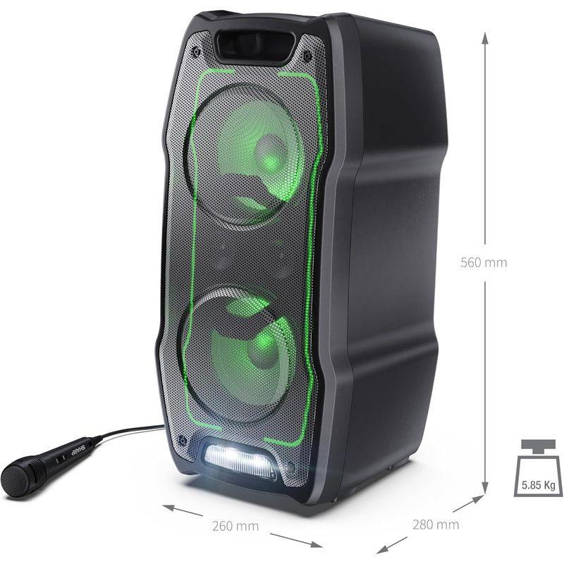 Sharp XParty Sing 180W Microfone Luz RGB - Altifalante Bluetooth - Item5